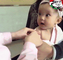 小孩打针的表情包 隔着屏幕都感受到扎心了