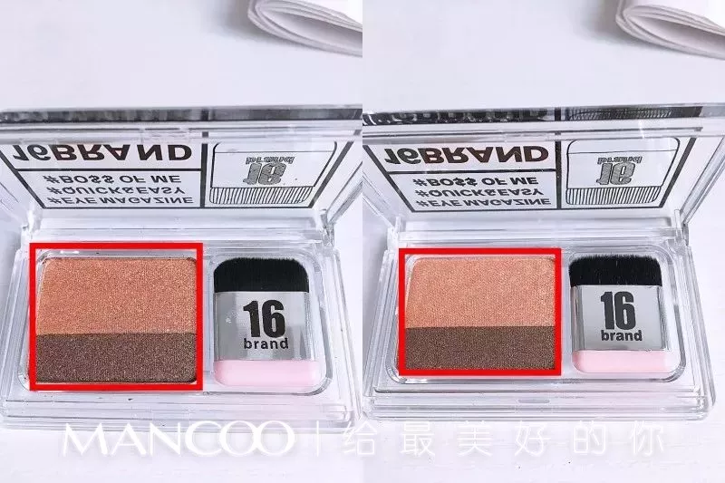 真假对比之16brand懒人眼影 16brand双色眼影真假图片对比2018 真假对比之16brand懒人眼影 16brand双色眼影真假图片对比2018