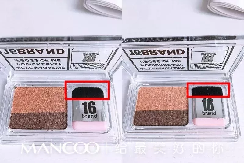 真假对比之16brand懒人眼影 16brand双色眼影真假图片对比2018 真假对比之16brand懒人眼影 16brand双色眼影真假图片对比2018