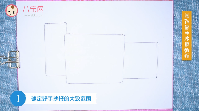 闹新春手抄报视频教程 闹新春手抄报制作步骤