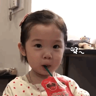 韩国萌娃金雪表情包 萌娃金雪动态gif表情包