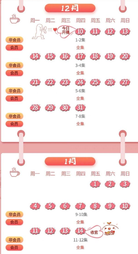 《亲爱的续杯》追剧日历 亲爱的续杯更新时间表