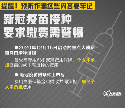 新冠疫苗接种有哪些诈骗陷阱 新冠疫苗接种防诈骗指南 新冠疫苗接种有哪些诈骗陷阱 新冠疫苗接种防诈骗指南