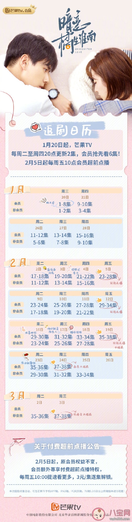 《暗恋橘生淮南》追剧日历 《暗恋橘生淮南》每周更新几集