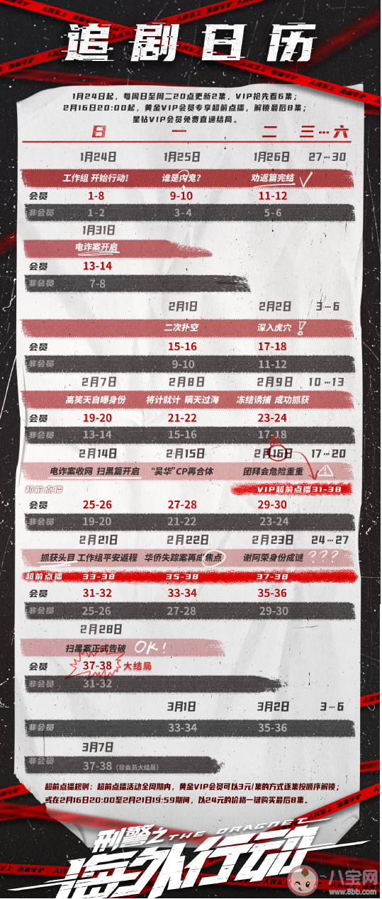 《刑警之海外行动》追剧日历 《刑警之海外行动》什么时候更新