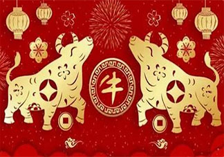 2021牛年新春快乐的简短文案配图 2021牛年新春快乐短句说说带图