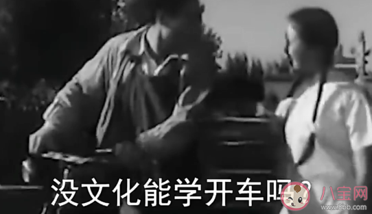 没文化能学开车吗是什么梗 没文化能学开车吗是哪个电影