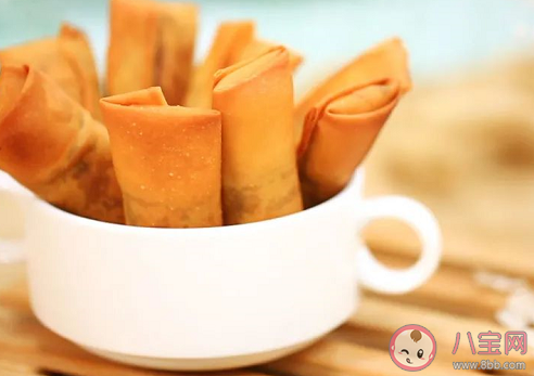 自己做的春卷怎么炸又松又脆 包春卷容易散怎么办