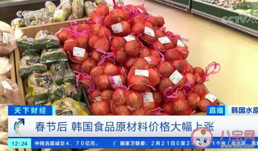韩国食品价格大幅上涨是怎么回事 春节后价格为什么不减反增