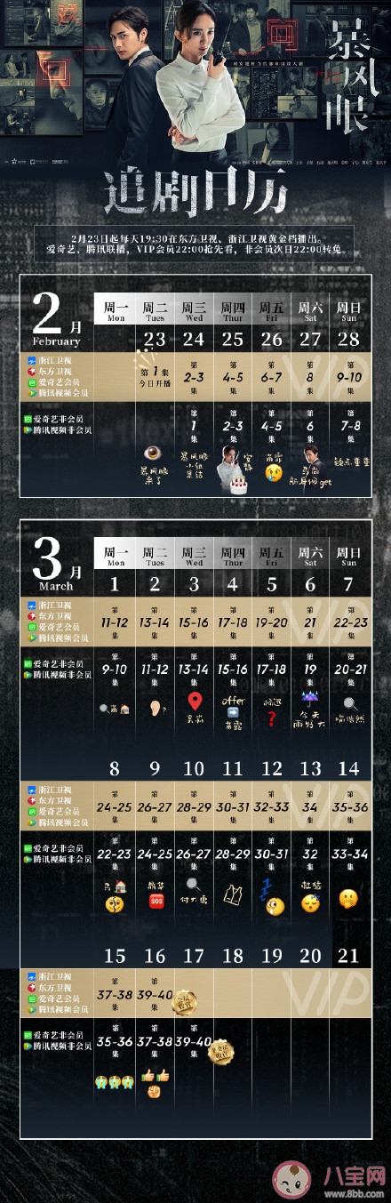 《暴风眼》追剧日历 《暴风眼》更新时间表