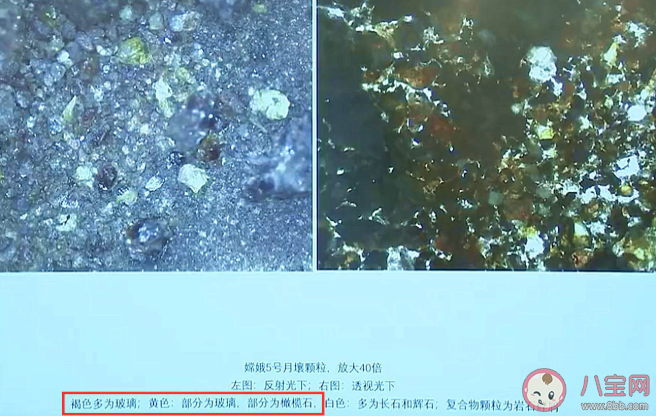 放大40倍后的月壤颗粒是什么样的 月壤里为什么有这么多碎玻璃