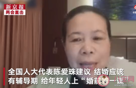人大代表为什么建议设立结婚辅导期 结婚辅导期是什么意思
