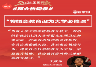 为什么建议婚恋教育设为大学必修课 婚恋教育设为大学必修课有必要吗