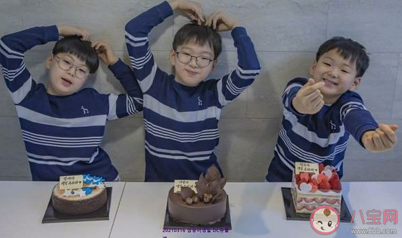 宋家三胞胎9岁是什么样子的 宋民国9岁生日近照
