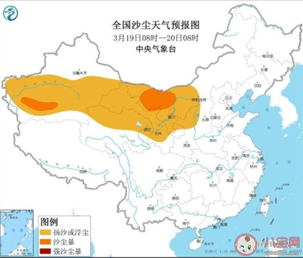 哪6个省区有扬沙或浮尘出现 沙尘暴何时才会结束
