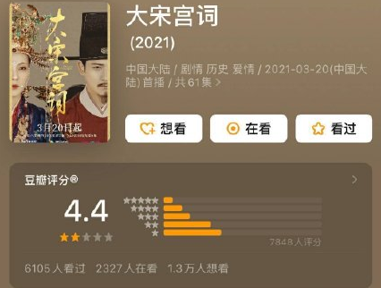 大宋宫词评分暴跌是怎么回事 大宋宫词评分低的原因
