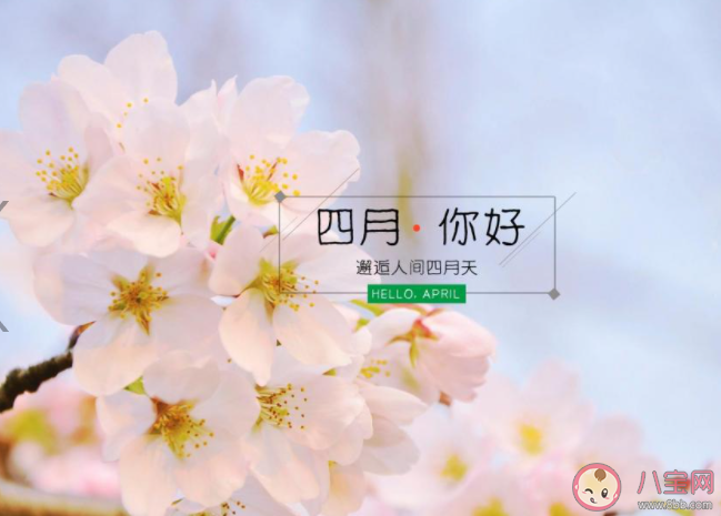 三月结束四月开始一句话心情说说 再见三月迎接四月发朋友圈句子