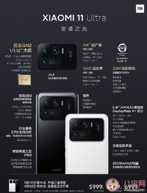 2021小米春季新品价格汇总 小米11系列价格参数对比