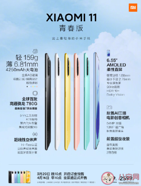 2021小米春季新品价格汇总 小米11系列价格参数对比