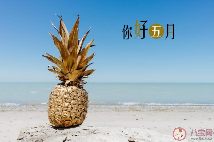 2021告别四月迎接五月带字图片说说 2021告别四月迎接五月图片朋友圈