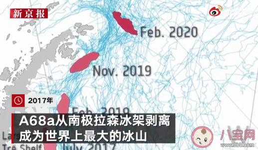 世界最大冰山已融化分裂是什么原因 冰川融化代表着什么 世界最大冰山已融化分裂是什么原因 冰川融化代表着什么