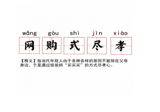网购式尽孝是什么意思 如何看待年轻人网购式尽孝