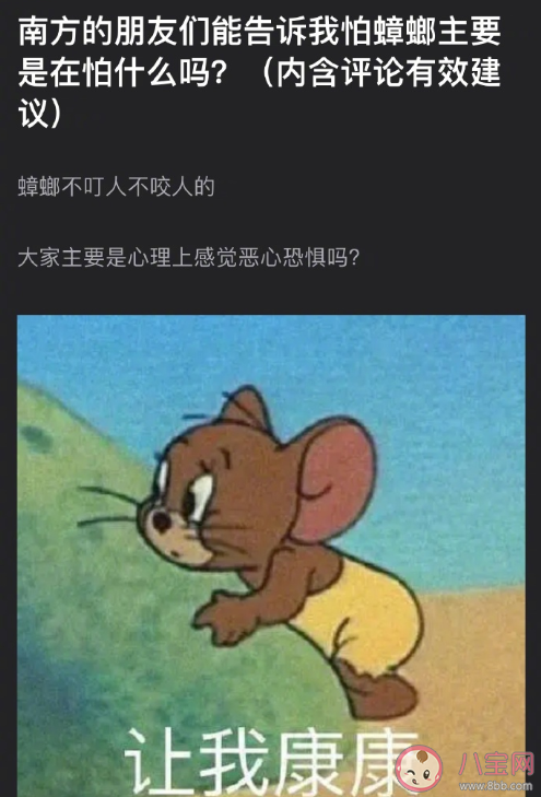 怕蟑螂主要怕的是什么 蟑螂为什么那么难杀死