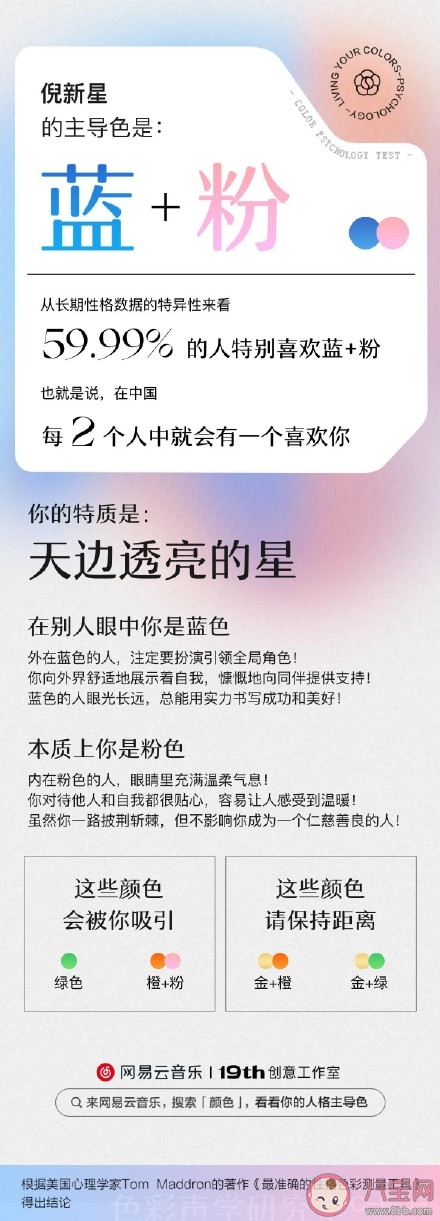 网易云人格主导色测试链接入口 主导色微信链接打不开是怎么回事