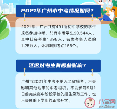 广州受疫情影响中考延期至7月 推迟中考会影响高中招生录取吗