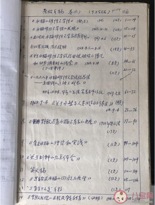 袁隆平论文的原始手稿写了什么 这篇论文主要讲述了什么