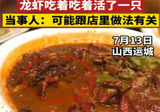 小龙虾吃到一半突然活了一只是怎么回事 小龙虾要怎么处理才干净