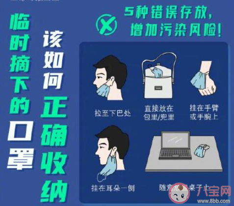 5种错误口罩存放办法增加污染风险 临时摘下的口罩该如何正确收纳