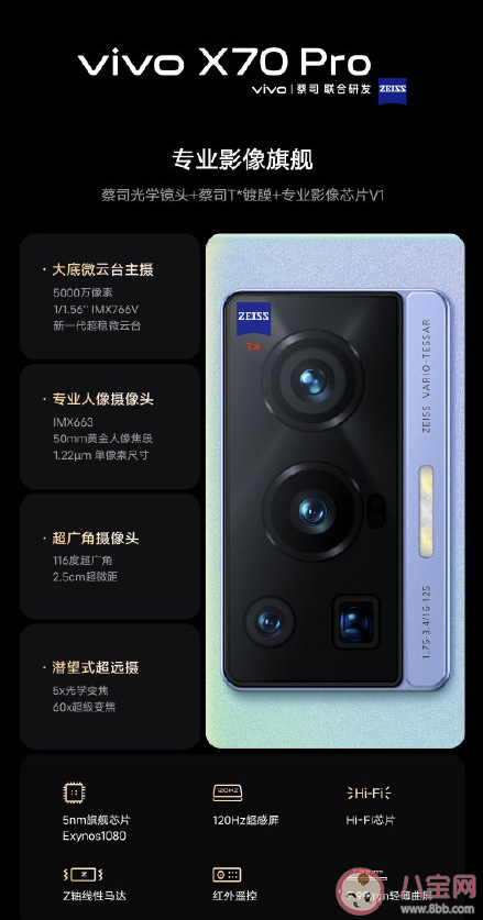 vivo X70系列参数对比 vivoX70系列哪款最值得买 vivo X70系列参数对比 vivoX70系列哪款最值得买