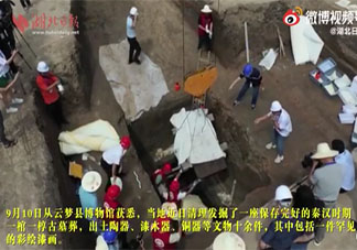 孝感再现一保存完好秦汉古墓 此次都找到了哪些文物
