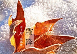 霜降节气的物候特征及饮食特点 霜降之后要注意些什么