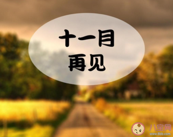 十一月再见十二月你好图片发朋友圈说说 再见十一月你好十二月的文案配图