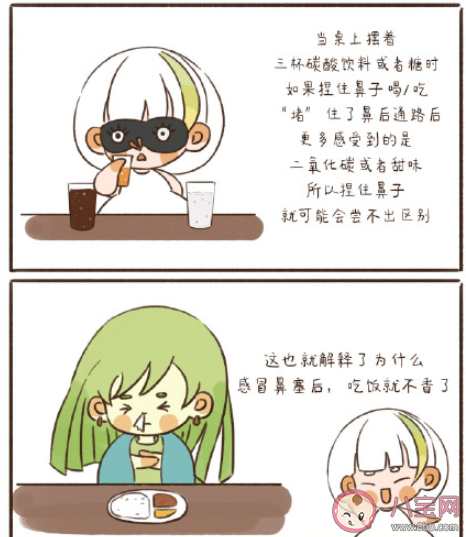为什么捏住鼻子就尝不出味道 哪些因素会影响味觉