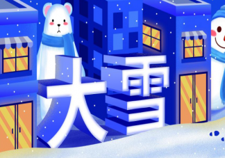 大雪节气早安一句话创意文案句子 大雪节气问好的祝福语文案说说