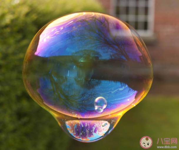为什么阳光下吹泡泡的是五颜六色的 为什么肥皂水可以吹出泡泡