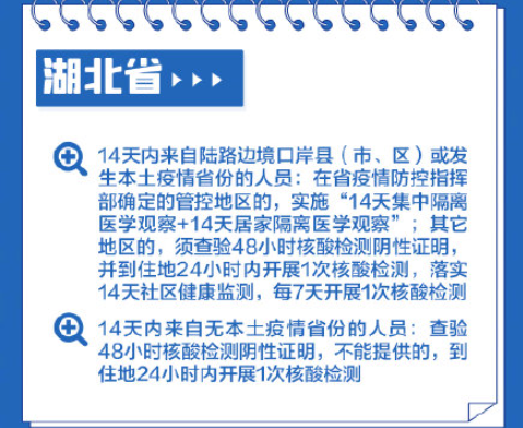 过年回家需要做核酸吗 31个省区市春节返乡政策汇总