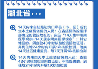 2022春节回湖北过年要做核酸检测吗 2022湖北省春节返乡政策是怎样的