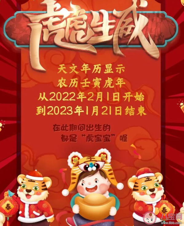 2022年出生小孩生肖怎么算 ​虎年为什么只有355天