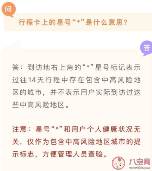 行程卡带星号影响出行吗 行程卡星号怎么去掉 行程卡带星号影响出行吗 行程卡星号怎么去掉