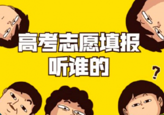 高考填志愿是否该听家长意见 填志愿听自己的还是家长的