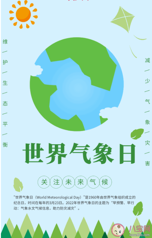 2022年世界气象日主题是什么 气象预警能早到什么程度