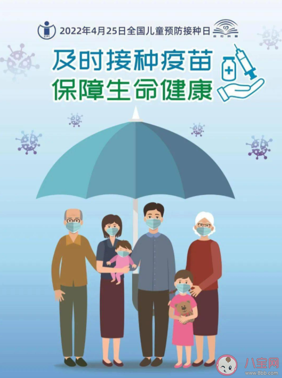 2022全国儿童预防接种日宣传主题是什么 儿童需要接种哪些疫苗