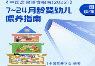 7-24月龄婴幼儿喂养指南 24个月以下的宝宝吃什么