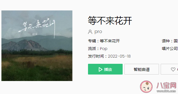 我们的爱就像秋叶等不到花开是什么歌 《等不来花开》完整版歌词在线听歌