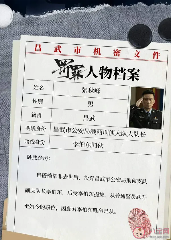 《罚罪》张秋峰是双面间谍吗 张秋峰是好人吗