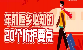 年前返乡必知的20个防护要点 20个防护要点是什么